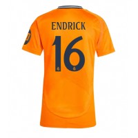 Echipament fotbal Real Madrid Endrick #16 Tricou Deplasare 2024-25 pentru femei maneca scurta